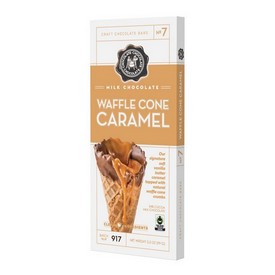 Chocolate Company Milk Waffle Cone Caramel Bar 99g/3.5oz