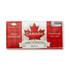 Canada True Milk Chocolate Bar (Canada Flag) 100g