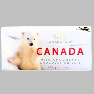 Canada True Milk Chocolate Bar (Polar Bear) 100g/3.5oz