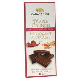 Canada True Maple Crunch Milk Chocolate 100g