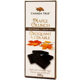 Canada True Maple Crunch Dark Chocolate Bar 100g