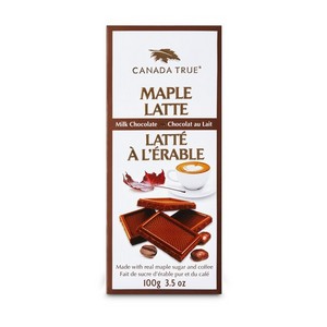 Canada True Maple Latte Choc Bar 100g/3.5oz