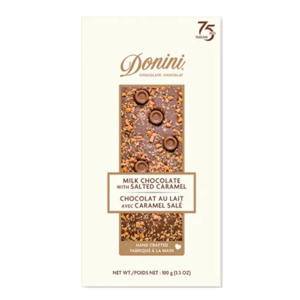 Donini Signature Chocolate Bars Milk Chocolate With Salted Caramel 100g