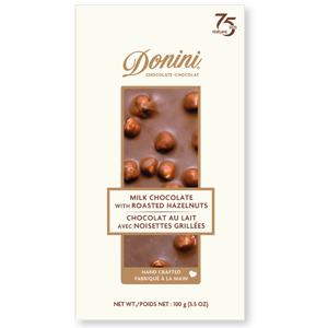 Donini  Milk Chocolate w/ Roasted Hazelnuts Chocolate Bar 100g