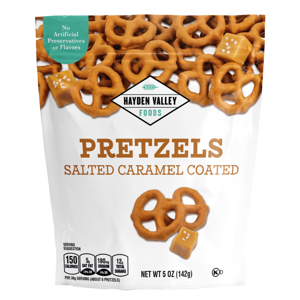 Hayden Valley Salted Caramel Pretzels 142g/5 oz