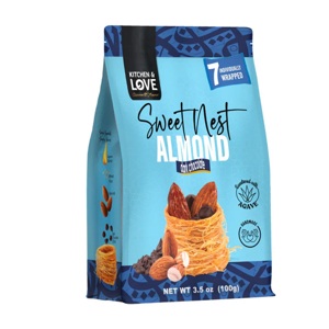 Kitchen & Love Sweet Nest-Almond with Dark Chocolate 100g/3.5oz