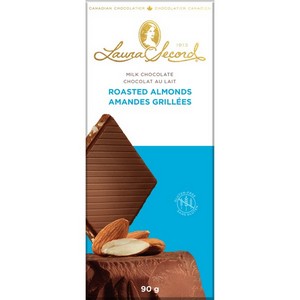Laura Secord Milk Chocolate w/ Roasted Almonds 90g/3.2oz