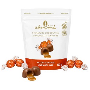 Laura Secord Salted Caramel Chocolates Stand Up bag 132g