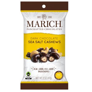 Marich Dark Chocolate Sea Salt Cashews 57g/2oz