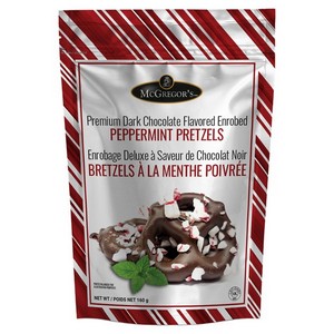 McGregor's Chocolates Dark Peppermint Pretzels 160g