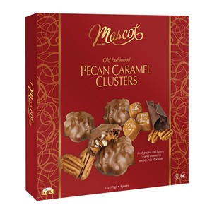 Mascot Milk Chocolate Pecan Clusters Box 170g/6 oz