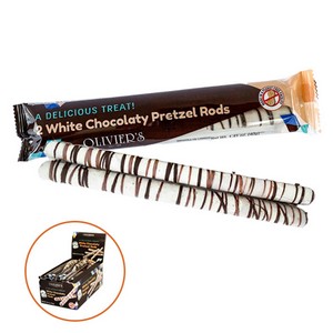 Olivier's White Chocolate Pretzel Rods 40g/1.41oz