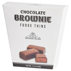 Snacktales Choc Brownie Fudge Thins 6pk White 43g/1.5oz