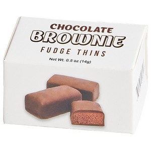 Snacktales Choc Brownie Fudge Thins 2pk White 14g/.5oz
