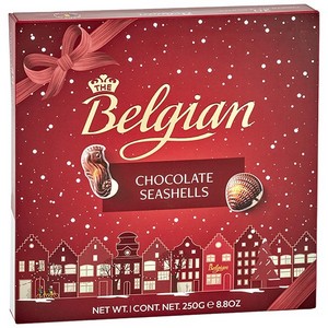 The Belgian Seashell Chocolates Christmas 250g/8.8oz
