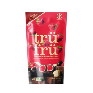 Tru Fru Dark Chocolate Strawberries Grab-N-Go 60g/2.1oz