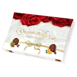 Vobro Chocolates PrimaVera Hazelnut & Orange flavoured Pralines 140g/5oz
