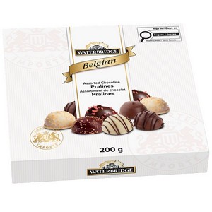 Waterbridge Belgian Assorted Pralines Chocolate Box 200g