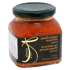 Allessia Piquillo Pepper Bruschetta Topping 314ml - PICK UP ONLY