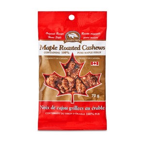 Canada True Maple Roasted Cashews 70g