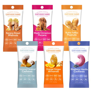 Earthside Farms Candied Nuts Variety Pack 28g/1oz