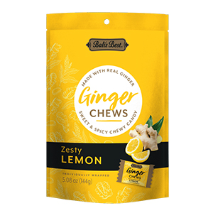 Bali's Best Ginger Chews Zesty Lemon 144g/5.08 oz