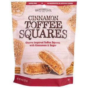 Brown & Haley Toffee Squares Churro Cinnamon/Sugar 125g/4.4 oz