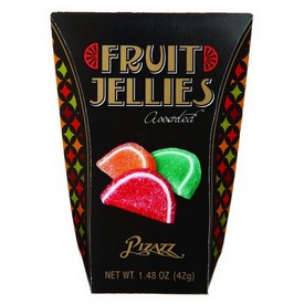 Pizazz Fruit Jellies Black 1.48 oz/42g