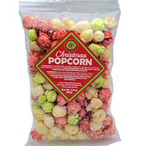 Comfort Collection Christmas Caramel Popcorn Clear Bag 80g/2.8oz
