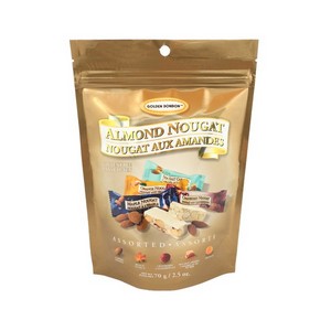 Golden Bonbon Almond Nougat Assorted Bag 24/70g