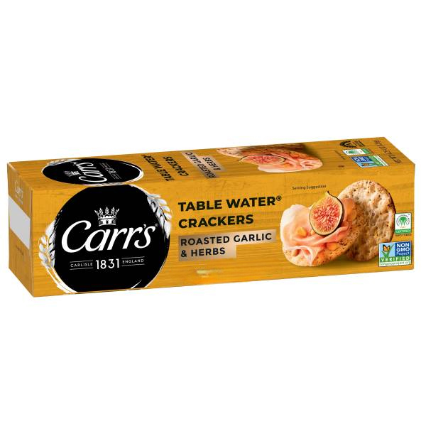 Carr's Crackers - Garlic & Herb (Yellow) 125g/4.25oz