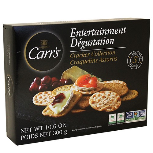 Carr's Crackers Assorted Crackers (Black) 8/300g/10.6 oz SAKSCO