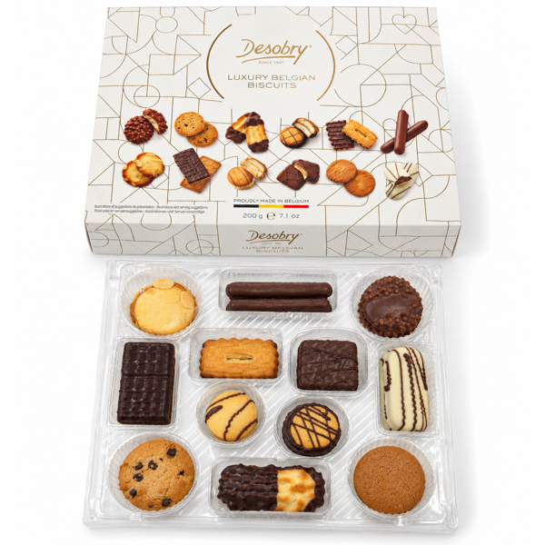 Desobry Luxury Assorted Belgian Biscuit Cookies 200g/7.1 oz 1