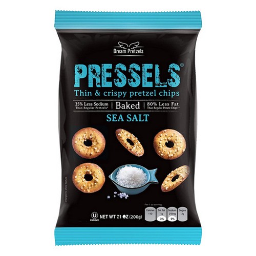 +Dream Pretzels Original Sea Salt Pressels 200g / 7oz SAKSCO Gourmet