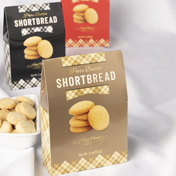 Aunt Gloria's Pure Butter Shortbread Black/White 57g/2oz 1