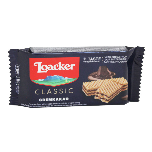 Loacker Chocolate Wafer  45g