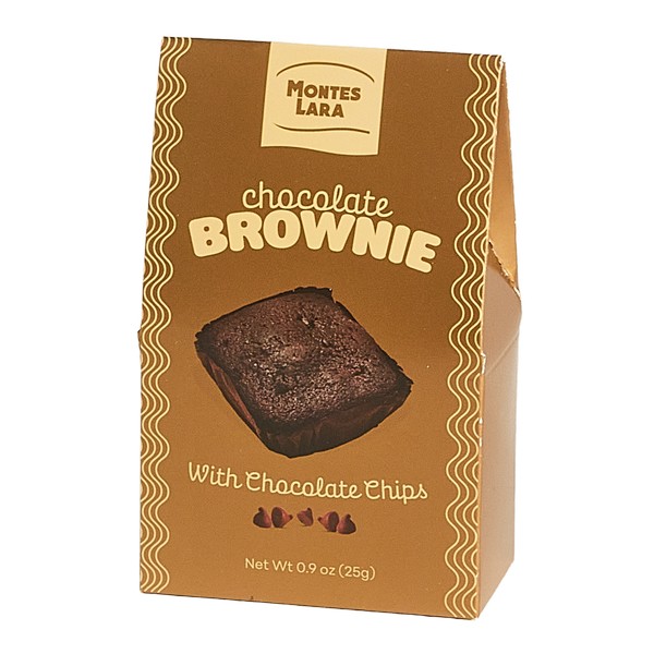 Montes Lara Chocolate Brownie w/ Chocolate Chips (Gold) 25g/0.9oz