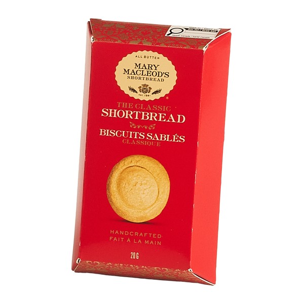 Mary Macleod All-Butter Shortbread Single Pack (Red) 20g/0.7oz