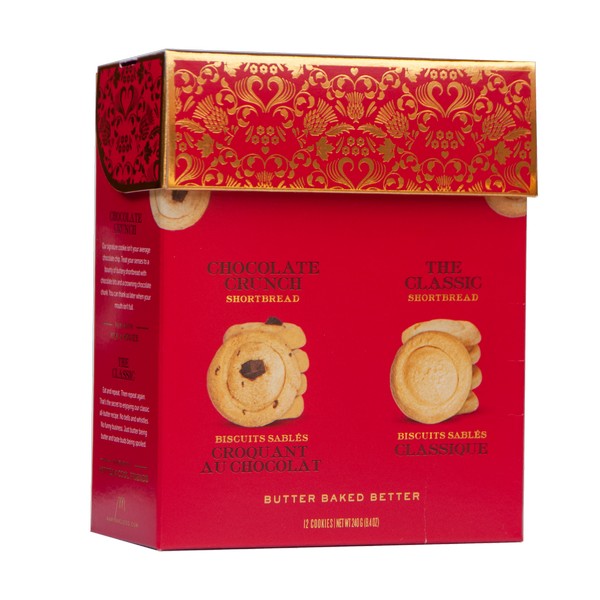 Mary Macleod's Holiday Asst Gift Box Shortbread 240g