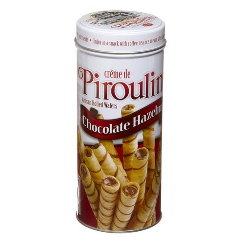 Pirouline Chocolate Hazelnut Wafer Rolls Tin 3.25oz/92g