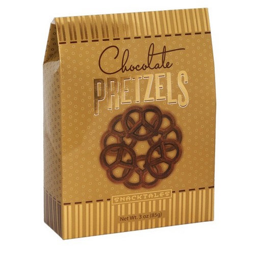Chocolate Flavored Graham Pretzels Gold 85g/3 oz SAKSCO Gourmet