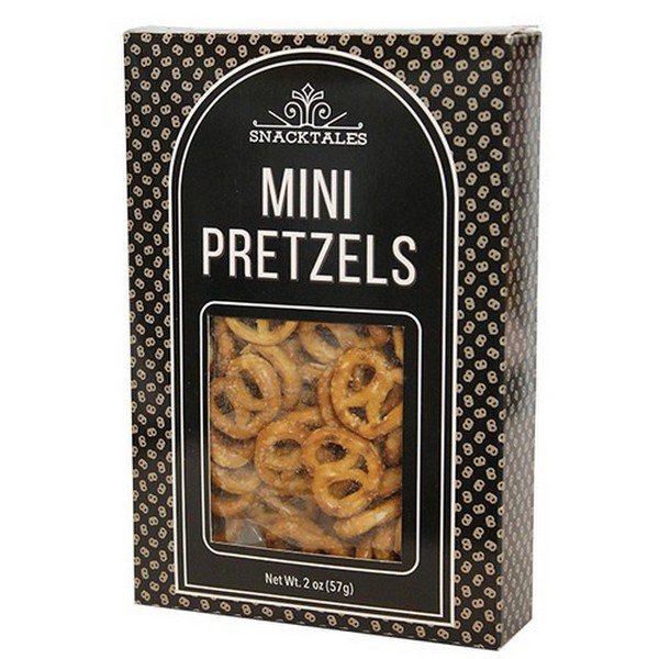 Snacktales Mini Pretzels Black/White 57g/2oz