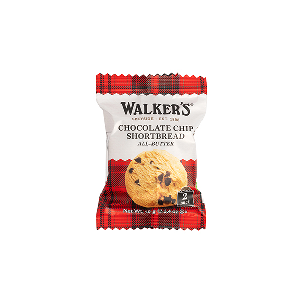 Walkers Shortbread - 2 Chocolate Chip Round Display 40g/1.4 oz