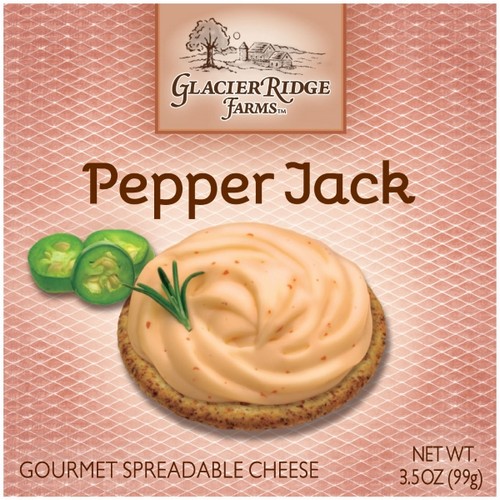 Glacier Ridge Pepper Jack Cheese Spread 12/3.5OZ SAKSCO Gourmet