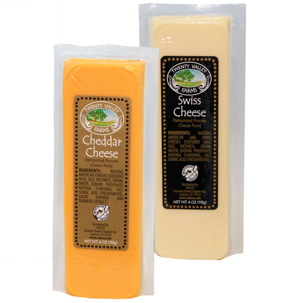 Twenty Valley Cheese Bars Asst Flavors 4 oz/113g SAKSCO Gourmet