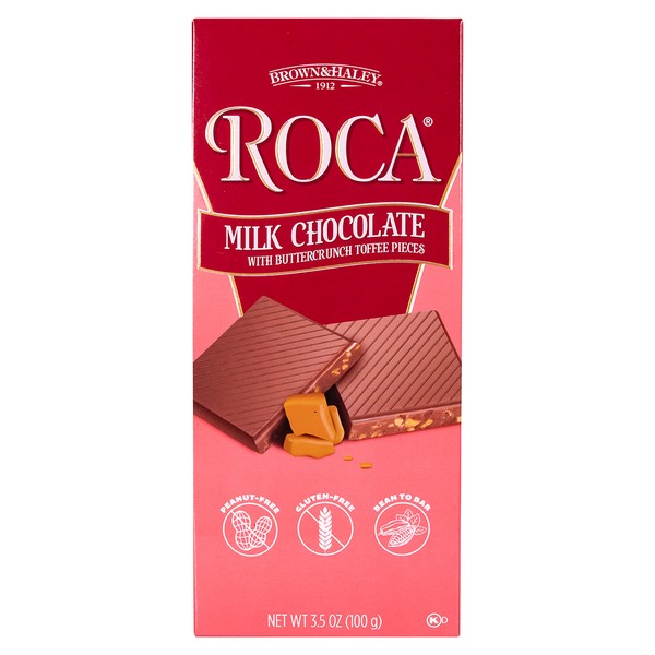 Brown & Haley Roca Milk Chocolate Toffee Bars 100g/3.5 oz