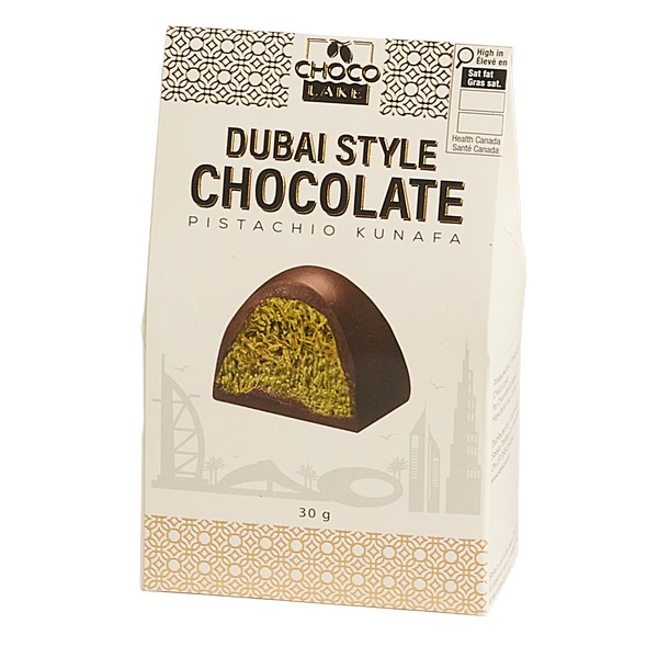 Chocolake Dubai Style Kunafa Pistachio 3 pack Chocolate (White) 30g/1oz