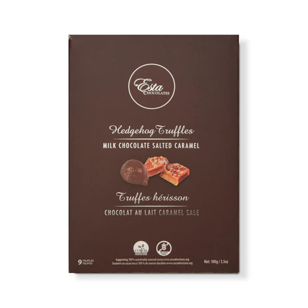 Esta Chocolates Hedgehog Seasalt Caramel Truffles 100g 2