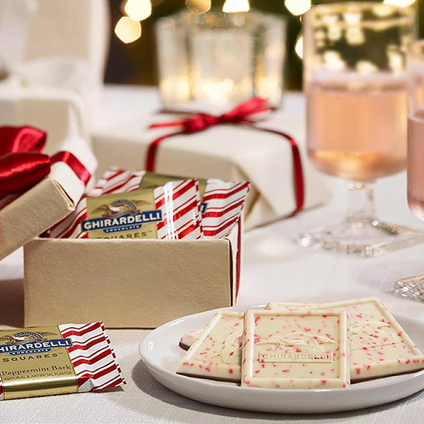 Ghirardelli Chocolate Mini Peppermint Squares 11g/0.38oz 1