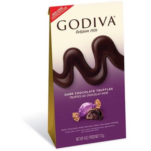 Godiva Dark Chocolate Truffles 6/130g/4.6 oz SAKSCO Gourmet Basket